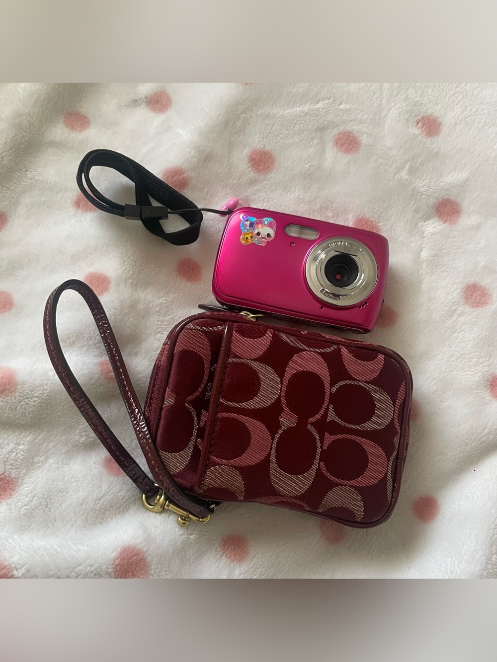 coach digital camera wristlet pouch holder bag💝 - Picture 7 of 8